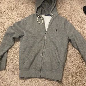Fleece zip up hoodie